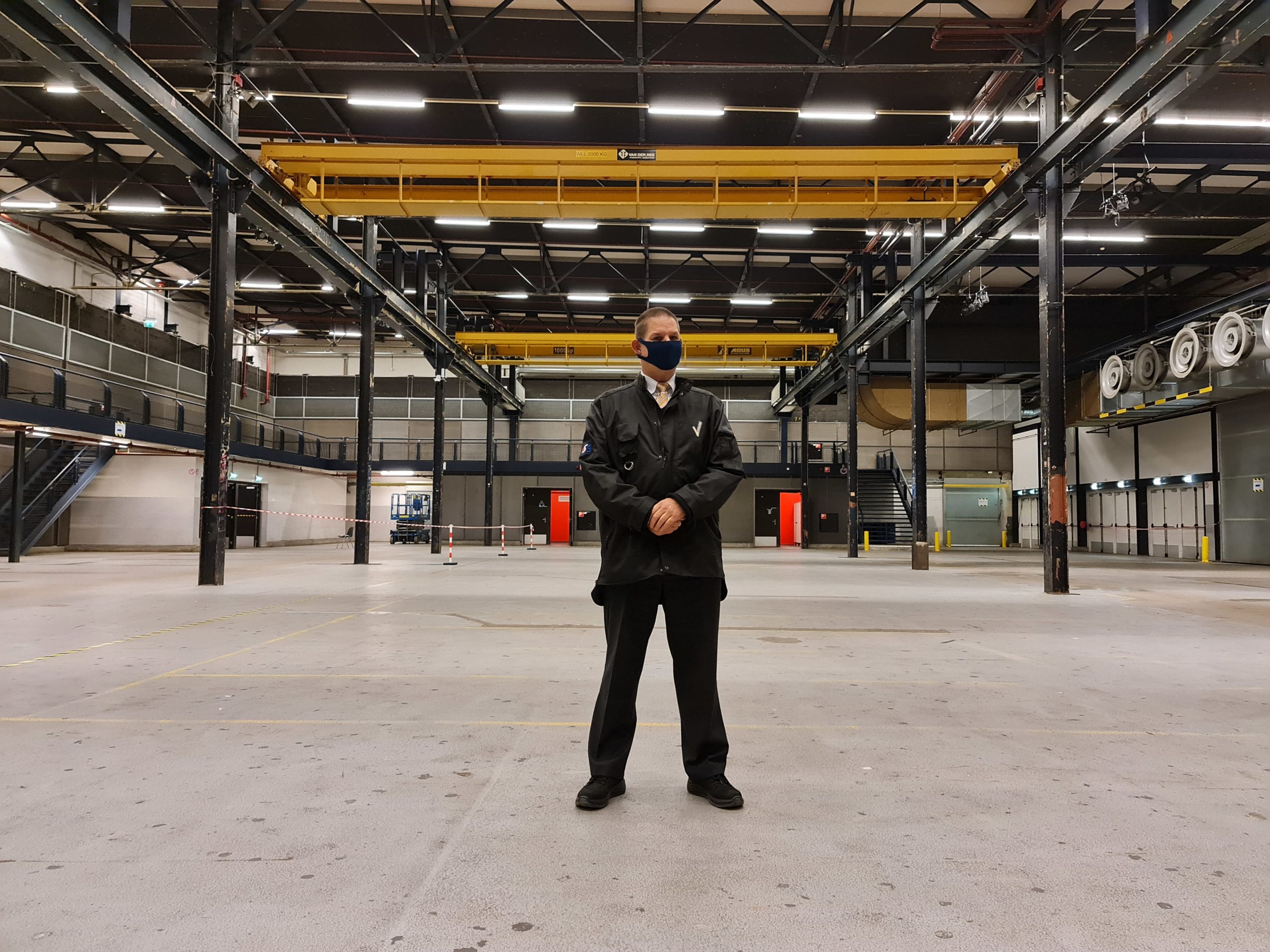 Beveiliger Examensafname Klokgebouw